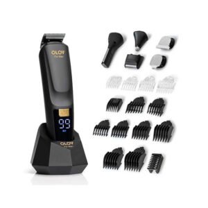 Beard Trimmer, 21 Piece All-in-One Mens Grooming Kit and Hair Clipper, Nose, Ear,Body and Face, Electric Razor with USB Recharge Dock