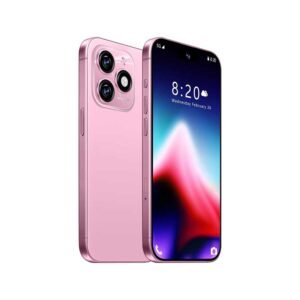 15 ProMAX 12+512GB Unlocked Cell Phone,Smartphone 6.85″ HD Screen Unlocked Phones,Battery 7000mAh Android 13,5G/Face ID/Fingerprint Unlock/Dual SIM/GPS (Pink)