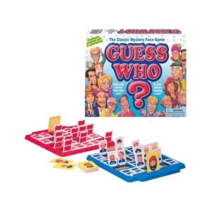 Guess Who? Board Game with Classic Characters by Winning Moves Games USA, Classic Children’s Mystery Board Game of Deduction for 2 Players, Ages 6+ (1191)