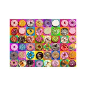 Jigsaw Puzzles 1000 Pieces for Adults, Families (Donuts) Pieces Fit Together Perfectly