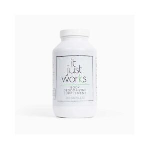 It Just Works All Natural Full Body Deodorizing Supplement for Underarms and Private Parts | Vegan & Organic Deodorant That Works from The Inside Out (365 Count)