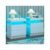Nightstand Set of 2 LED Nightstand with 2 Drawers, Bedside Table with Drawers for Bedroom Furniture, Side Bed Table with LED Light, White