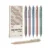 Gel Pens, 6pcs 0.5mm Fine Point Smooth Writing Pens, Quick Dry Black Ink Pens for Journaling and Note Taking, Cute Aesthetic Pens for Office School & Home Supplies